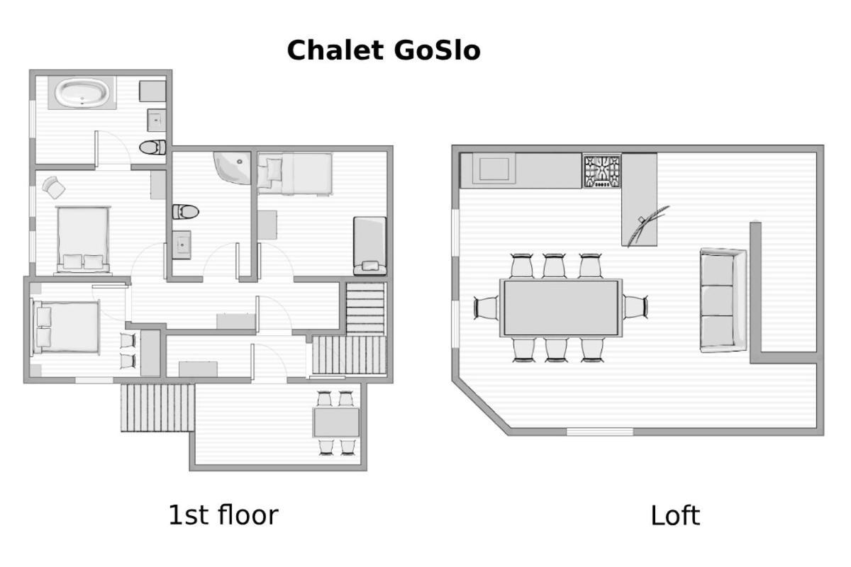 Chalet Goslo Srpenica Eksteriør billede